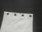witte katoenen ringgordijnen 2 sets Ikea 145 cm op 145 cm, Huis en Inrichting, Stoffering | Gordijnen en Lamellen, Gebruikt, 100 tot 150 cm