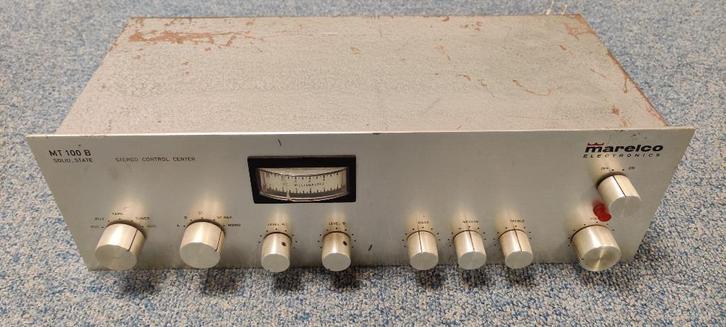 Marelco - MT100 B Vintage in orginele staat, Audio, Tv en Foto, Versterkers en Ontvangers, Gebruikt, 60 tot 120 watt, Overige merken