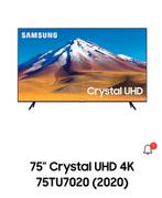 Tv samsung Crystal UHD 4K, LED, Enlèvement, Utilisé, 4k (UHD)