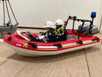 Playmobil brandweermissie : boot en helicopter., Enlèvement ou Envoi, Comme neuf, Ensemble complet