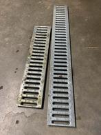 Grille de caniveau de 100 mm 1 m + 60cm, Enlèvement, Comme neuf