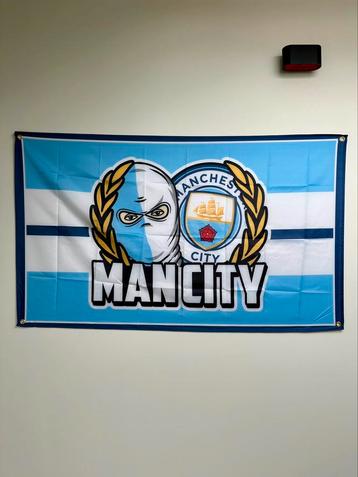 Drapeau de Manchester City, Enlèvement ou Envoi, Neuf, Autres types