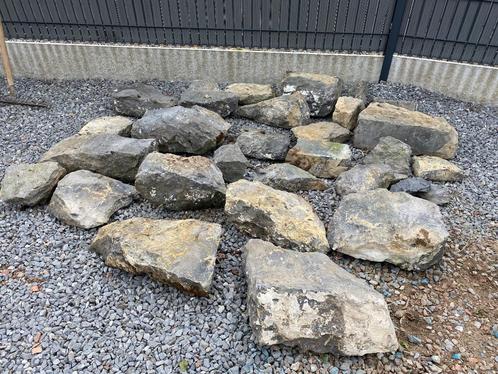 Moellons de pierres, Tuin en Terras, Grind, Keien en Split, Gebruikt, Kei, Blauw, Ophalen