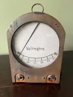 Oude voltmeter koper, Antiek en Kunst, Ophalen