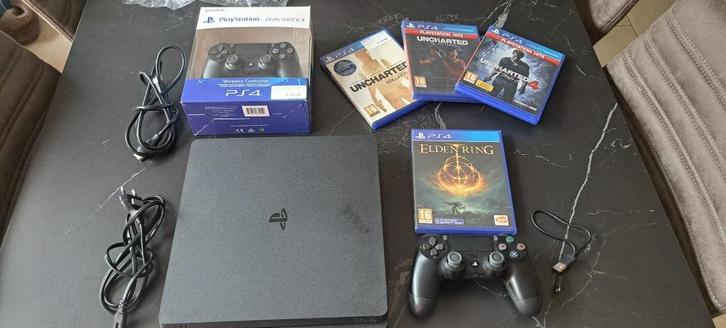 Sony playstation 4 SLIM Zwart, Games en Spelcomputers, Games | Sony PlayStation 4, Gebruikt, Avontuur en Actie, Ophalen