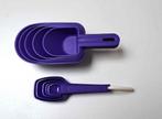 Tupperware™ « Lepels Gigogne en Crescendo » paars, Huis en Inrichting, Verzenden, Zo goed als nieuw, Crème, Bak of Kom