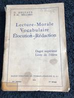 Lecture - Morale - Vocabulaire - Élocution - Rédaction, Degr, Boeken, Gelezen, Ophalen of Verzenden