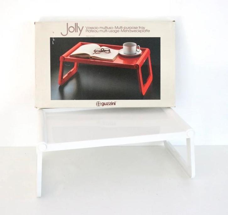 Vintage Guzzini Jolly bed tray - Vintage tafeltje jaren 80, Huis en Inrichting, Woonaccessoires | Dienbladen, Zo goed als nieuw