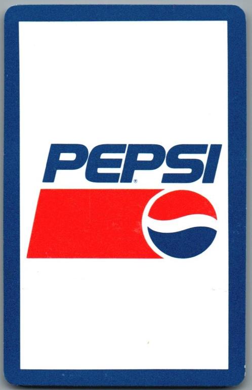 speelkaart - LK13000 - 2x Pepsi cola, Verzamelen, Speelkaarten, Jokers en Kwartetten, Zo goed als nieuw, Speelkaart(en), Verzenden
