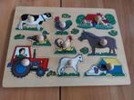 Ferme de puzzles en bois, Enfants & Bébés, Jouets | Jouets en bois, Comme neuf, Enlèvement ou Envoi