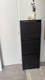 Schoenenkast Ikea zwartbruin, Huis en Inrichting, Ophalen, Zo goed als nieuw, Minimalistisch