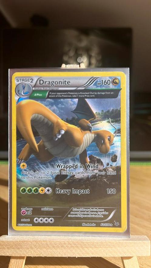 Holo inversé Dragonite 52/108, Hobby & Loisirs créatifs, Jeux de cartes à collectionner | Pokémon, Comme neuf, Enlèvement ou Envoi