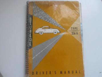 ORIGINELE PORSCHE TYPE 356 A BESTUURDERSHANDLEIDING, ZELDZAA beschikbaar voor biedingen