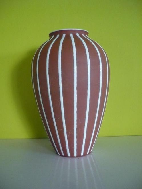 mooie vintage fifties vaas Denmark Zeuthen keramik, Antiek en Kunst, Curiosa en Brocante, Ophalen of Verzenden