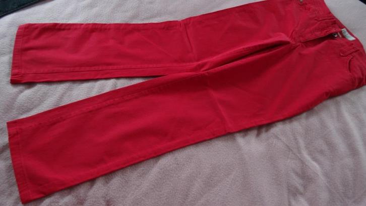 BROEK "BRAX" ROOD NIEUW MAAT 38, Kleding | Dames, Broeken en Pantalons, Nieuw, Maat 38/40 (M), Rood, Lang, Ophalen of Verzenden