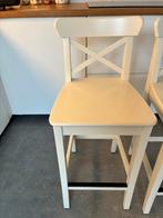 Twee barkrukken, Huis en Inrichting, Barkrukken, Met voetsteun, 60 tot 90 cm, Ophalen of Verzenden, Zo goed als nieuw