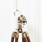 Messing telescoop op een houten statief | woondecoratie, Jb, -, Verzenden, -