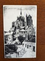 Postkaart Le Mont Saint Michel Frankrijk 1923, Frankrijk, Gelopen, Ophalen of Verzenden, 1920 tot 1940