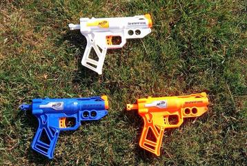 Nerf N-Strike Elite Snapfire Blasters (blauw, wit, oranje), Enlèvement, Utilisé, Garçon ou Fille