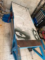 Tafel voor brommer of zo te maak, Ophalen