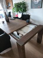 Uitschuifbaar livingtafel henders&hazel 500euro, Ophalen, Gebruikt, 75 cm of meer, 200 cm of meer