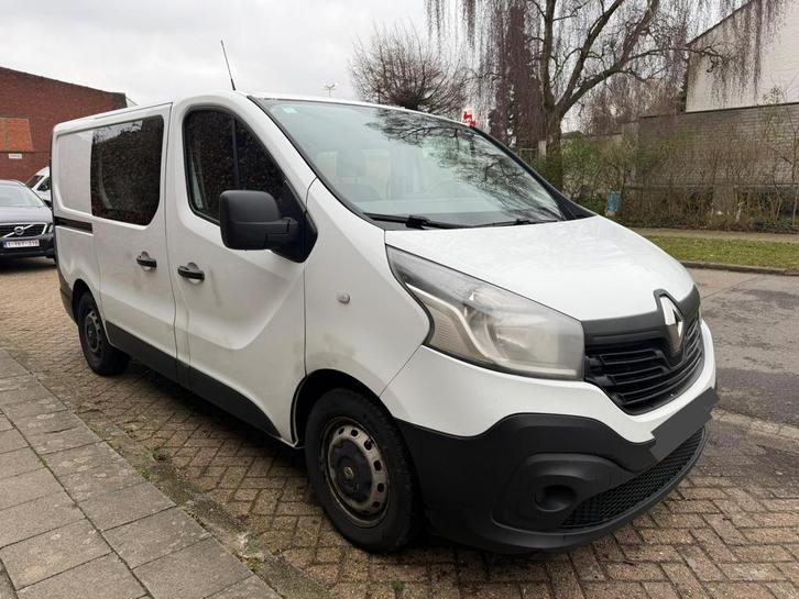 Renault Trafic Dubbel Cabine, Auto's, Bestelwagens en Lichte vracht, Bedrijf, ABS, Adaptieve lichten, Airbags, Airconditioning