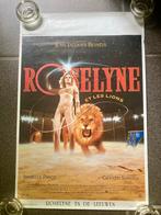 ROSELYNE ET  LES LIONS AFFICHE 1989., Zo goed als nieuw, Rechthoekig Staand, Film en Tv