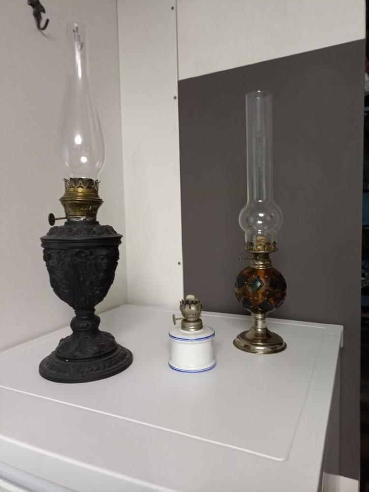 Olielamp, Antiek en Kunst, Antiek | Verlichting, Ophalen of Verzenden