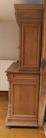 Meuble sculpté ancien en chêne, Maison & Meubles, Armoires | Buffets, 100 à 150 cm, Chêne, Avec tiroir(s), 150 à 200 cm