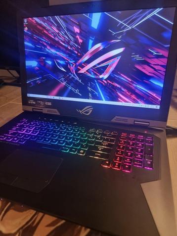 Asus Rog PC Gaming RTX 2080 48 Go Ram !!! 2.5 To Thunderbolt, 17 pouces ou plus, Intel Core i9, Comme neuf, 4 Ghz ou plus