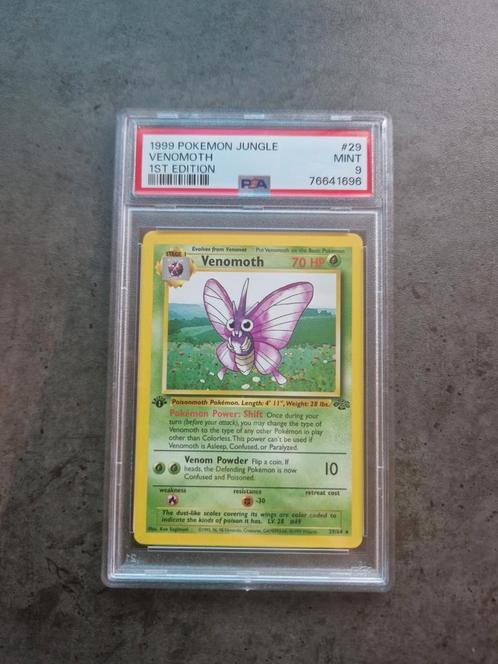 Venomoth 1ère édition de Jungle PSA 9, Hobby & Loisirs créatifs, Jeux de cartes à collectionner | Pokémon, Comme neuf, Enlèvement ou Envoi