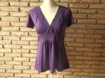 (163)- blouse femme t.38 bordeaux, Kleding | Dames, Blouses en Tunieken, Ophalen of Verzenden, Gedragen, Maat 38/40 (M), Overige kleuren