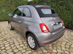 Fiat 500C 1.0i MHEV Pop, Autos, Argent ou Gris, Euro 6, Entreprise, Boîte manuelle