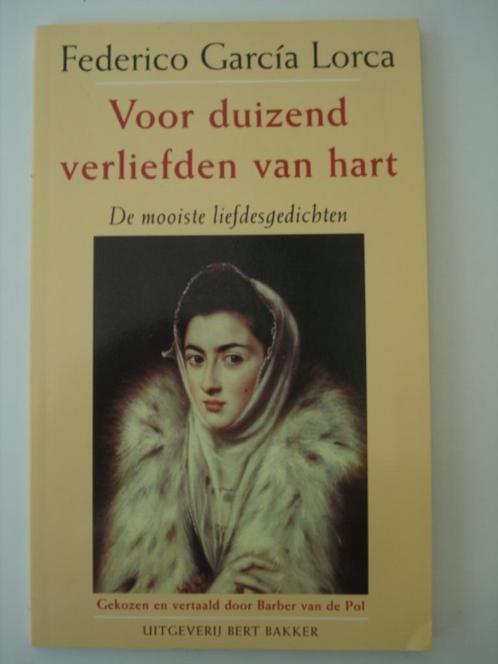 BK2. Lorca Voor duizend verliefden van hart, Boeken, Gedichten en Poëzie, Gelezen, Eén auteur, Verzenden