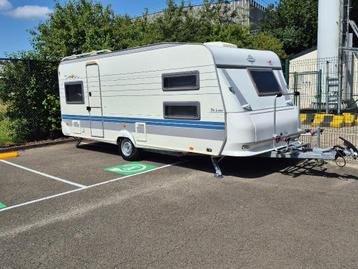 Hobby caravan met stapelbed en airco Te huur beschikbaar voor biedingen