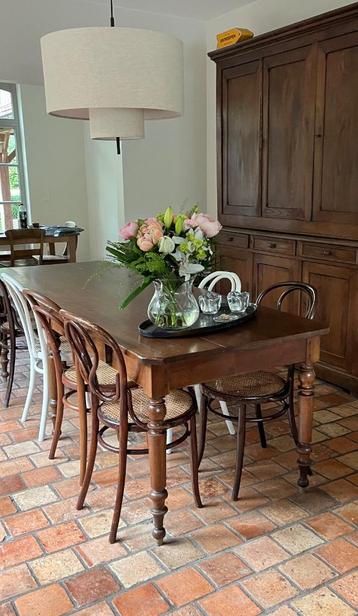 Massief eiken antieke tafel, Enlèvement, Chêne