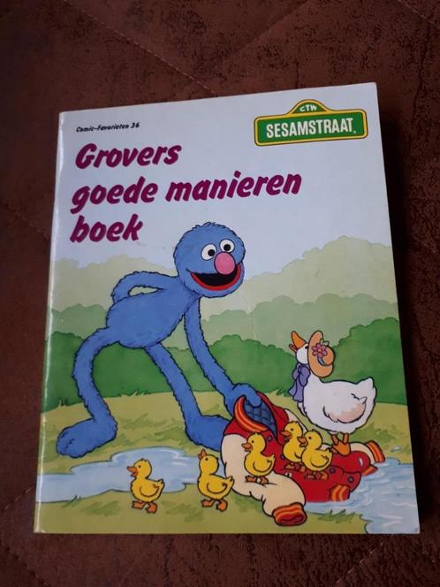 Boek - CTW Sesamstraat - Grovers goede manieren boek - 36, Livres, Livres pour enfants | 4 ans et plus, Utilisé, Garçon ou Fille