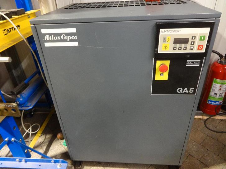 compresseur à vis et sécheur d'air Atlas Copco, Bricolage & Construction, Compresseurs, Utilisé, 6 à 10 bars, Réduction de bruit