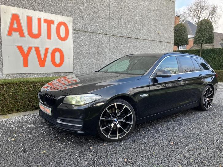 BMW 520d touring automatic, Auto's, BMW, Bedrijf, Te koop, 5 Reeks, Diesel, Euro 6, Break, 5 deurs, Automaat, Zwart, Zwart, Leder