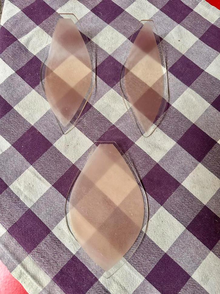 Roze glaasjes voor lotus lamp, Huis en Inrichting, Lampen | Overige, Gebruikt, Ophalen of Verzenden