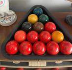 Snooker ballen, Sport en Fitness, Biljarten en Poolen, Ophalen, Zo goed als nieuw