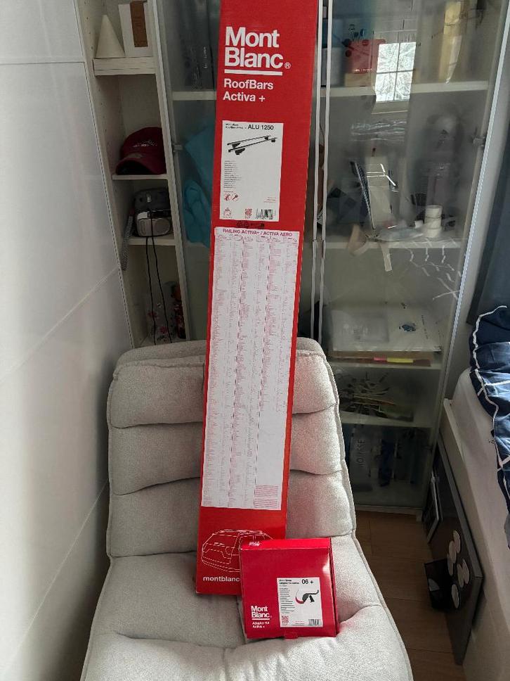 Barres de toit Volvo V60, Autos : Divers, Porte-bagages, Comme neuf, Enlèvement