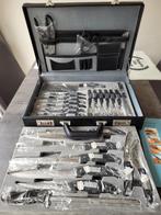 Messenset in koffer, Ophalen, Nieuw, Inox of Chroom, Bestekset