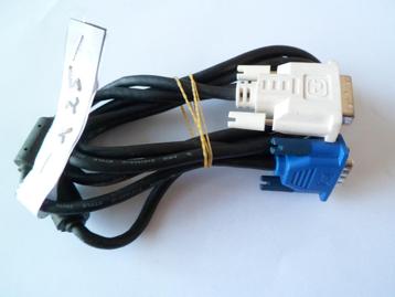 Câble adaptateur VGA mâle-mâle => DVI-D Single Link,, Enlèvement, Neuf
