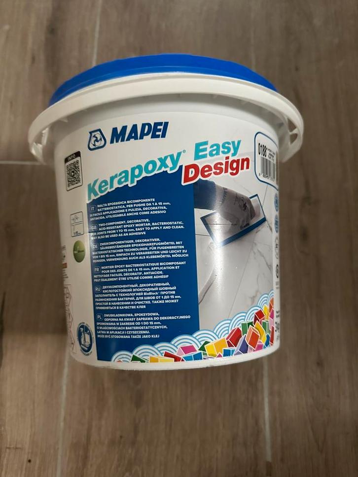 Epoxyvoegmiddel Mapei Kerapoxy Easy Design 188 Biscuit 3kg, Doe-het-zelf en Bouw, Overige Doe-Het-Zelf en Bouw, Nieuw, Ophalen