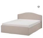 Bed RAMNEFJÄLL, Huis en Inrichting, Slaapkamer | Bedden, Beige, Tweepersoons, Ophalen of Verzenden, Zo goed als nieuw