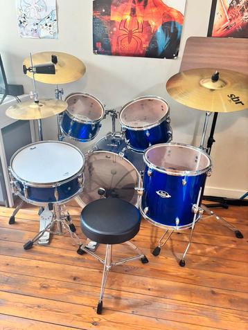 Pearl Export Voltage Blue, Musique & Instruments, Enlèvement, Comme neuf, Pearl