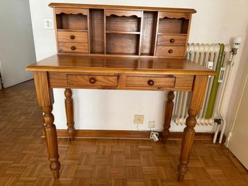 Houten secretaresse m — vintage/rustieke stijl beschikbaar voor biedingen