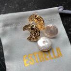 Boucles d'oreilles perles naturelles plaqué or, Bijoux, Sacs & Beauté, Boucles d'oreilles, Comme neuf, Pendantes, Enlèvement ou Envoi