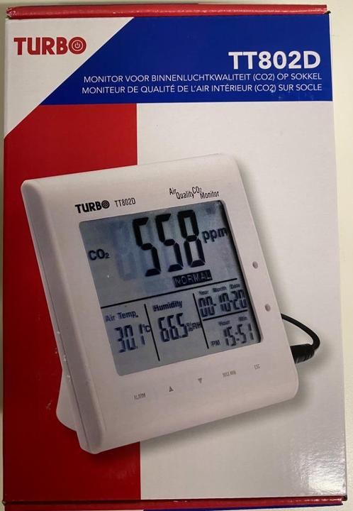 Digitale CO2 Meter Nieuw binnen-luchtkwaliteitsmeter, Electroménager, Équipement de traitement de l'air, Neuf, Autre, Enlèvement